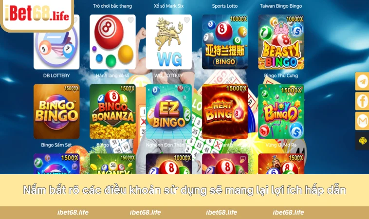 Nắm bắt rõ các điều khoản sử dụng sẽ mang lại lợi ích hấp dẫn