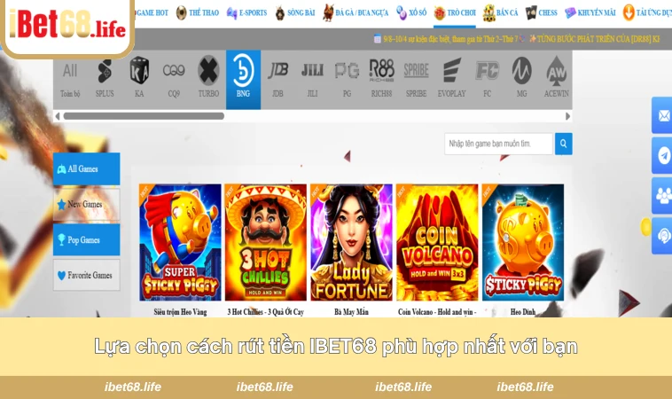 Lựa chọn cách rút tiền IBET68 phù hợp nhất với bạn